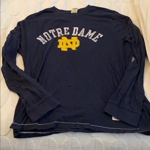 Notre Dame Long Sleeve XL VINTAGE TEE